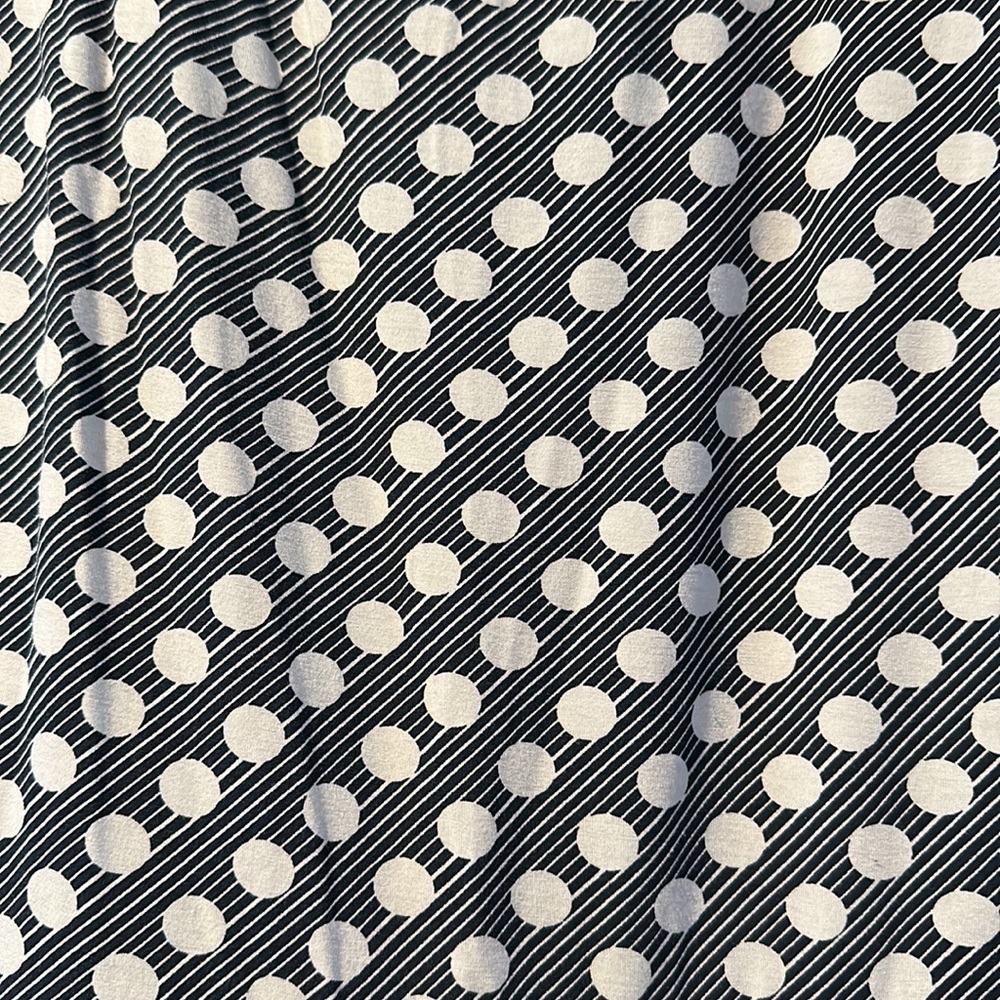 Ann Taylor Polka Dot Peplum Blouse - Picture 4 of 8